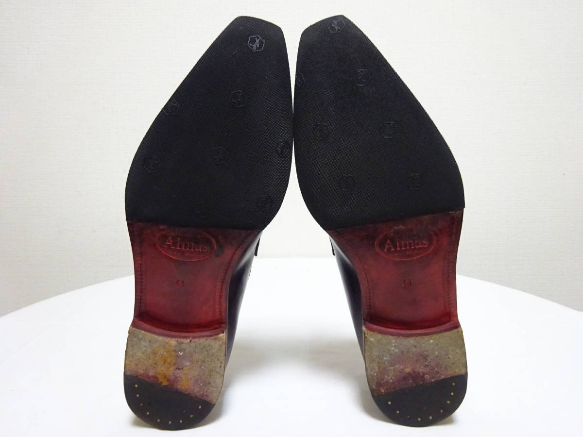 Trading Post by ALMAS trailing post × almas 30 anniversary commemoration модель кожа Loafer кожа обувь ITALY производства 41 25.5-26cm ранг 