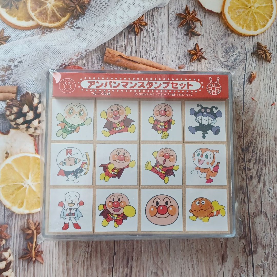 Paypayフリマ アンパンマン 木製スタンプ12個セット 赤色 キャラクター7種類 新品 送料込 Paypayフリマ アンパンマン 木製スタンプ12個セット 赤色 キャラクター7種類 新品 送料込