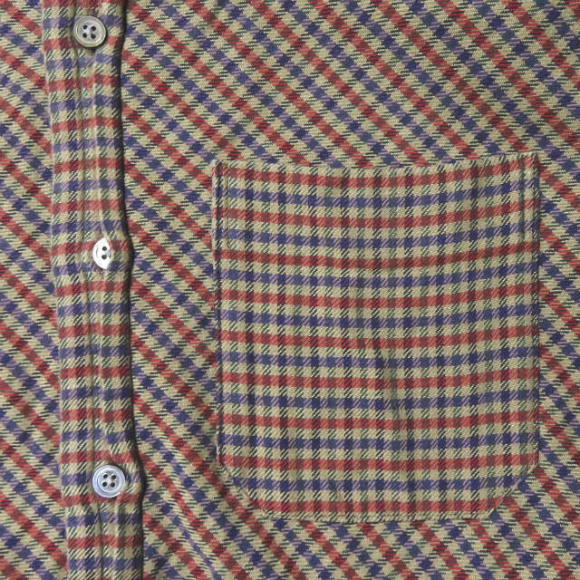 Engineered Garments engineered garments America производства Spread Collar Shirt - Cotton Plaid проверка паста цвет рубашка XS j3697