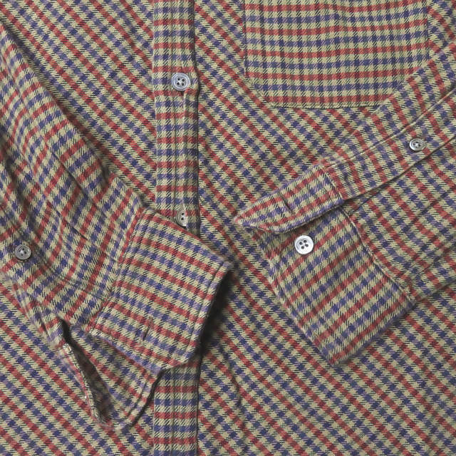 Engineered Garments engineered garments America производства Spread Collar Shirt - Cotton Plaid проверка паста цвет рубашка XS j3697