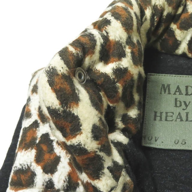 MADE by HEALTHmei Dubai hell s made in Japan ANIMAL VEST cotton inside animal the best XS remake down vest Leopard outer **j3212