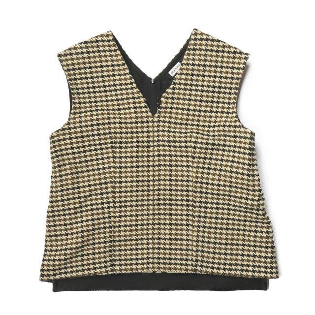 人気特価 ベージュ フリー 17AW-BL4 ハウンドトゥースラップジレ 日本製 17AW アンスクリア INSCRIRE Vネック ☆☆lc23495 トップス ベスト Mサイズ 人気特価 ベージュ フリー 17AW-BL4 ハウンドトゥースラップジレ 日本製 17AW アンスクリア INSCRIRE Vネック ☆☆lc23495 トップス ベスト Mサイズ