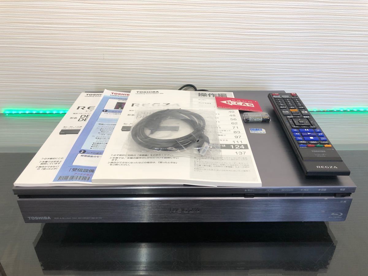 美品TOSHIBA東芝DBR-M190 レグザサーバー 5TBHDDタイムシフト