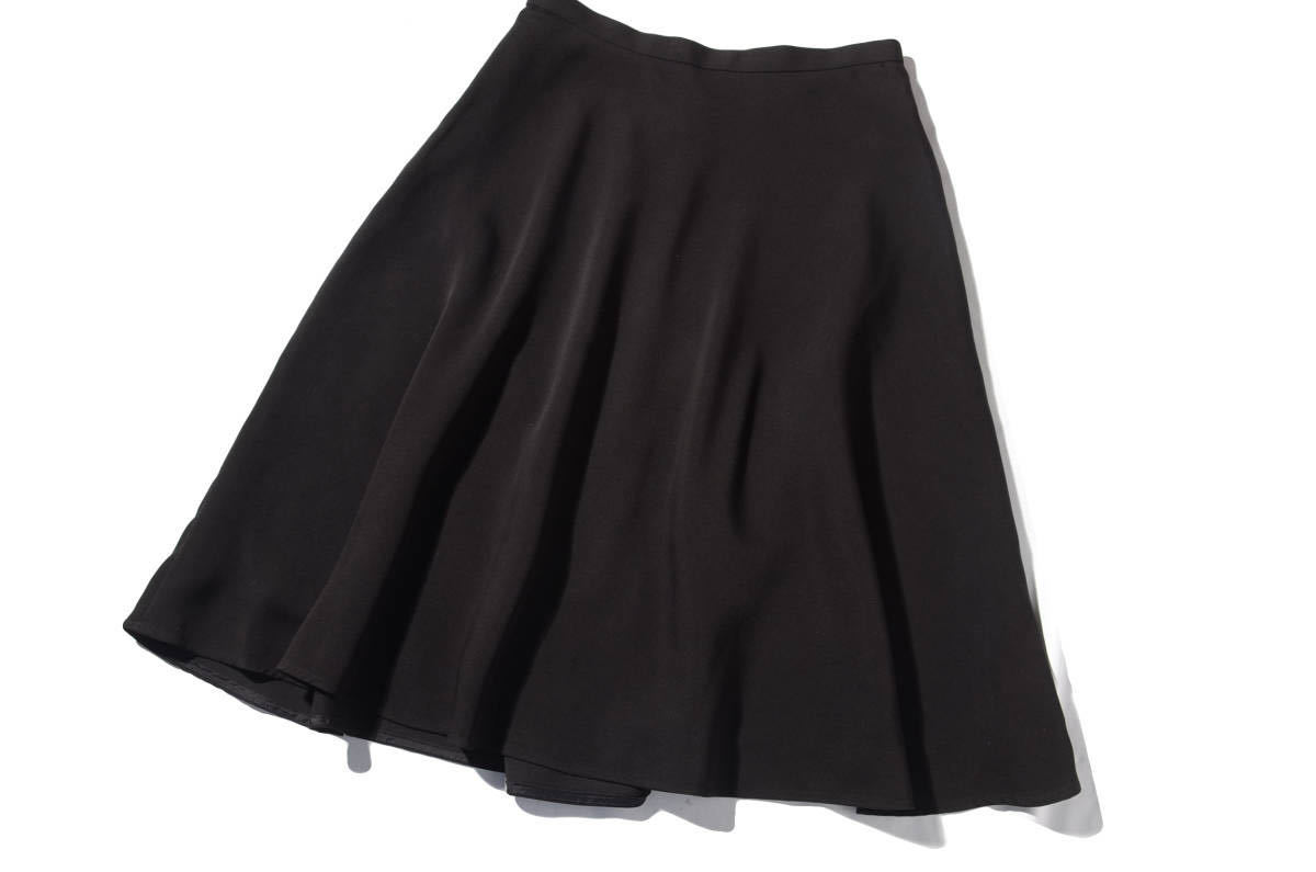 トゥモローランド ボールジー　黒　トリアセジョーゼット　フレアスカート 小さいサイズ34　2点以上ご落札で送料無料！_画像5