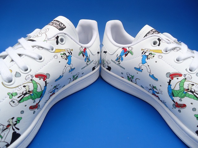 9879# new goods 20 year made adidas stansmith GOOFY DISNEY Adidas Stansmith Goofy Disney white 29.5 cm FZ0061 paint 