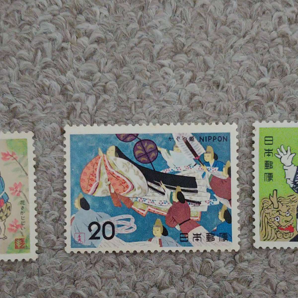  воспоминание   марка  　 Япония  старые времена   рассказ  серия 　3 шт.  комплект   