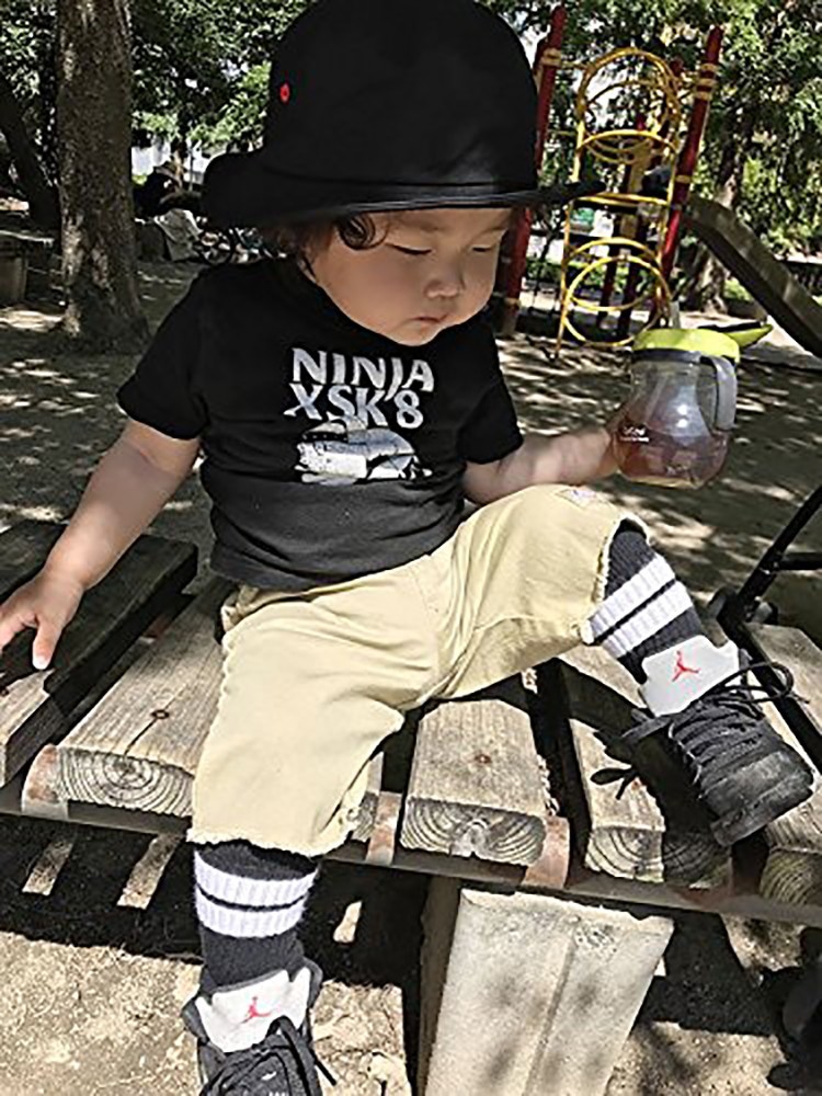 SkaterSocks ベビー キッズ 赤ちゃん 子供 ロングソックス 靴下 ソックス スケート スケボー BABY-KIDS Striped Tube Socks (10インチ)_画像7