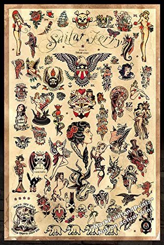 hf102 セーラージェリータトゥーフラッシュ#3 - ポスター24x36 www
