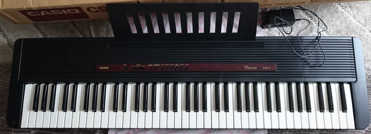 コンビニ受取対応商品】 CASIO Piacere CPS-7 電子ピアノ 76鍵盤 