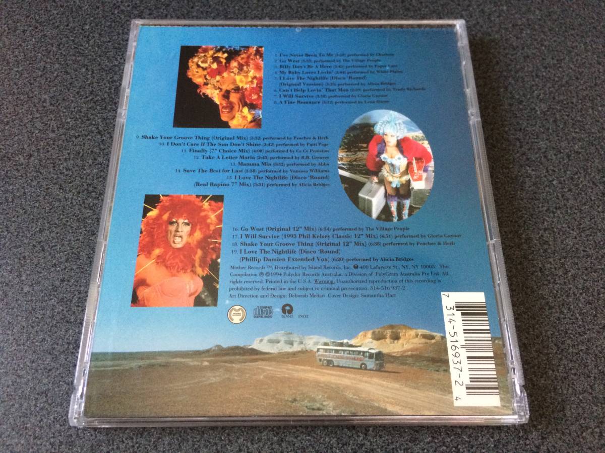 ★☆【CD】プリシラ The Adventures Of Priscilla Queen Of The Desert オリジナル・サウンドトラック☆★_画像2