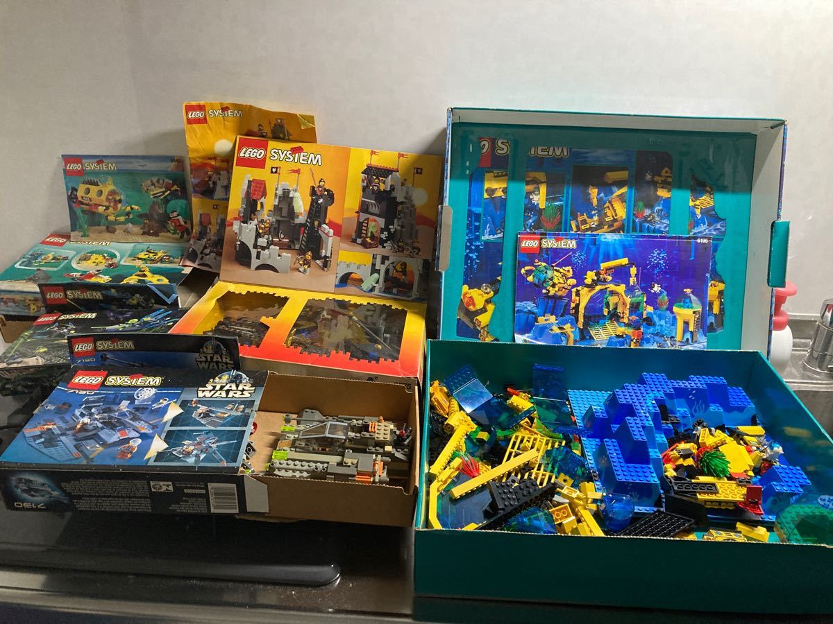 【最終！お値下げしました】LEGO システムスターウォーズ他 レゴレア、レトロ、ビンテージ物５個セット