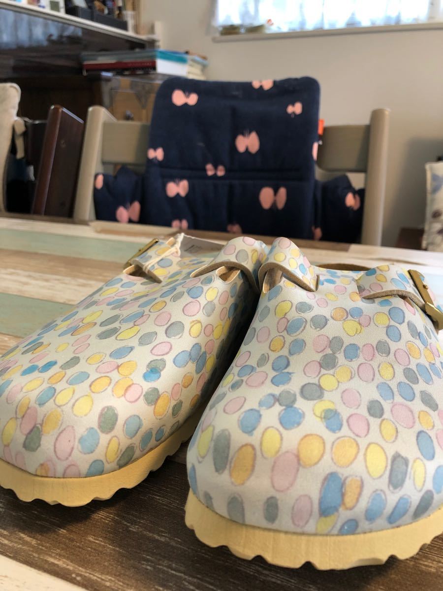 希少未使用品 mina perhonenミナペルホネン×Birkenstock 希少未使用品 mina perhonenミナペルホネン×Birkenstock
