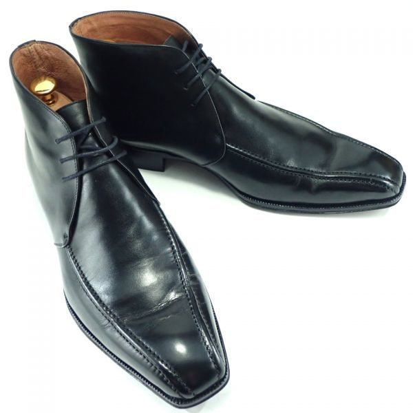 J.A. RAMIS チャッカーブーツ【表記サイズ：7 (日本参考サイズ約25.0cm) 重さ：816g】SA203 靴 革靴 レザー 本革 メンズ ビジネス MEELMIN_画像2
