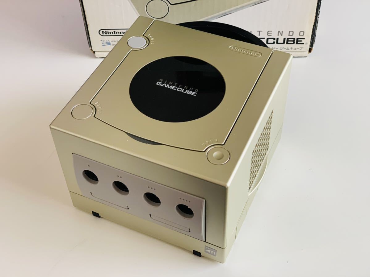 任天堂 ゲームキューブ スターライトゴールド / Nintendo GameCube Starlight Gold rare !_画像3