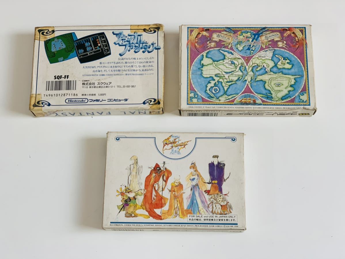 ファイナルファンタジー 1,2 & 3 ファミコン / final fantasy 1,2 & 3 for famicom NES