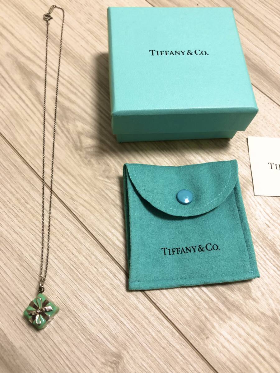 ○TIFFANY&Co.○ ブルーボックス チャームネックレス