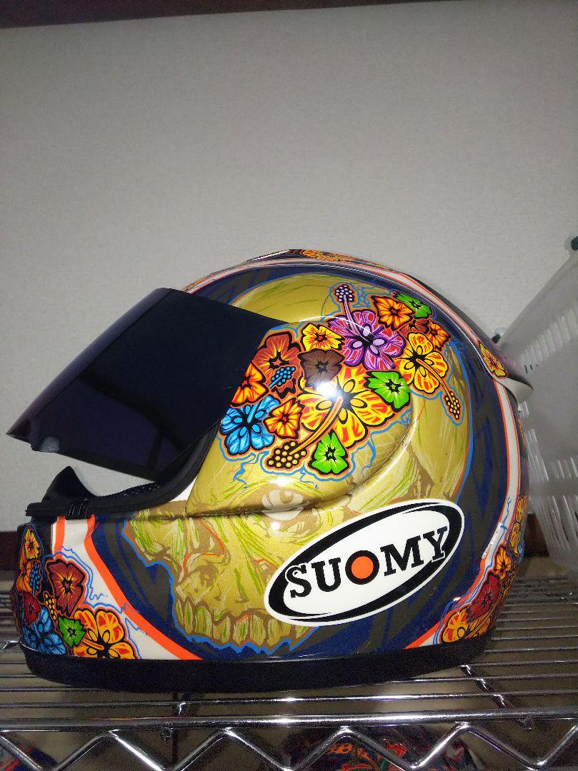 SUOMYsomi- шлем full-face затонированный защита XL пробег . touring мотоцикл редкий 