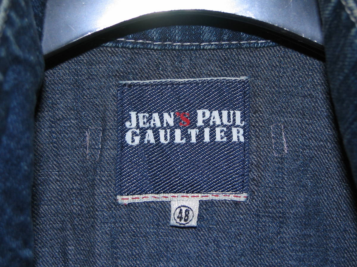 jean paul gaultier ジャンポールゴルチェ JPG ジーンズポールゴルチェ 48 新品 カットソー 長袖 ブルゾン シャツ ゴルティエ ジャケット_サイズ48で滅多に出品されない希少モデル！