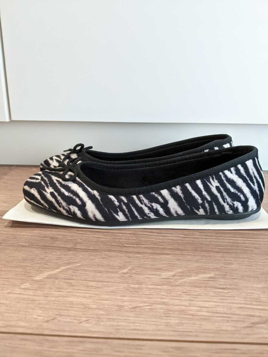  как новый O\'KYTI Испания производства туфли-лодочки Zebra рисунок плоская обувь 