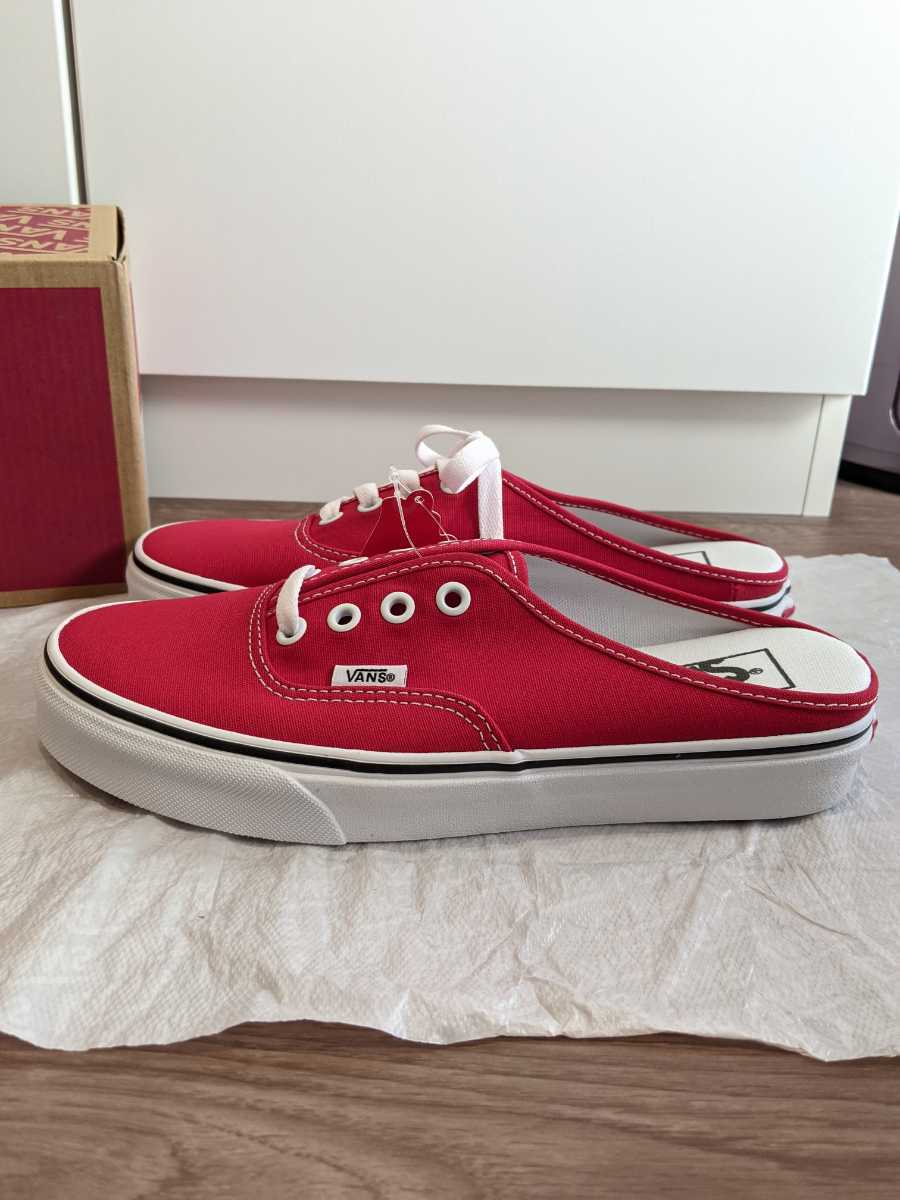  новый товар US план VANS подлинный шлепанцы AUTHENTIC MULE 24cm сандалии спортивные туфли 