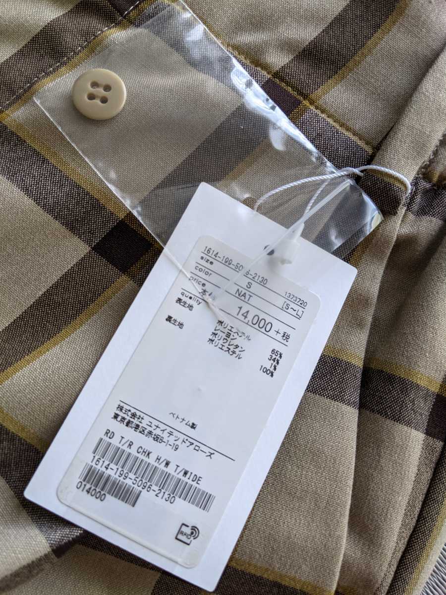 ヤフオク! - 新品タグ付き UNITED ARROWS ワイドパンツ 未使...