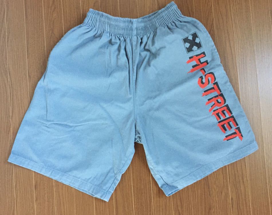 10132円 激レア!! 80s H-STREET ロゴプリント ショートパンツ 10132円 激レア!! 80s H-STREET ロゴプリント ショートパンツ
