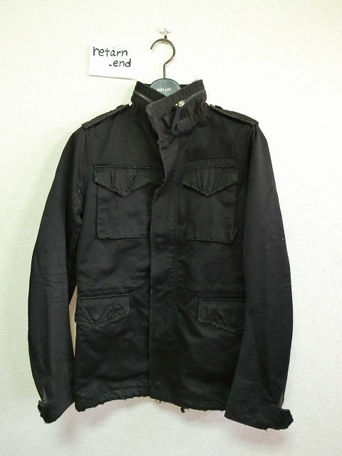 wjk M66-destroy cotton twill 106 ct01 99 black ジャケット S ダブルジェイケイ_画像1