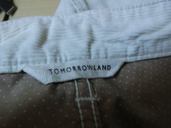 TOMORROWLAND パンツ デニム ホワイト系 32 #030S トゥモローランド_画像3