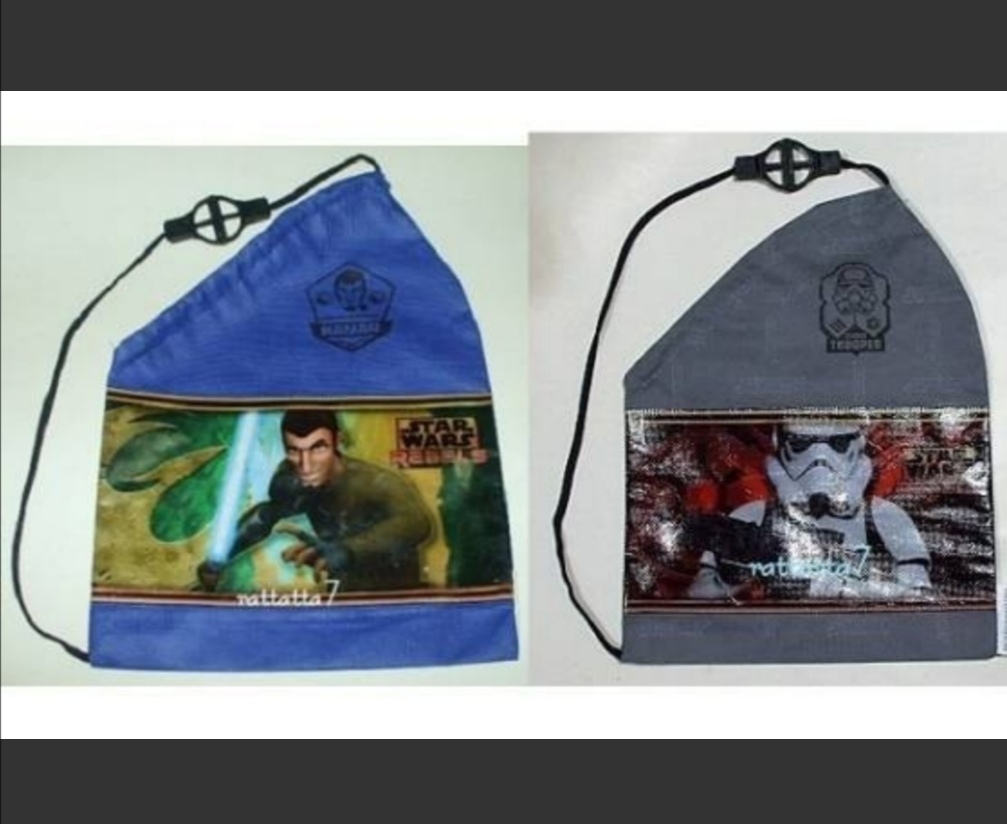 ☆Subway☆Star Wars Rebels Subway☆Stormtrooper☆Lunch Bag☆SW☆サブウェイ☆スターウォーズ☆ストームトルーパー☆巾着セット☆バッグ_画像1