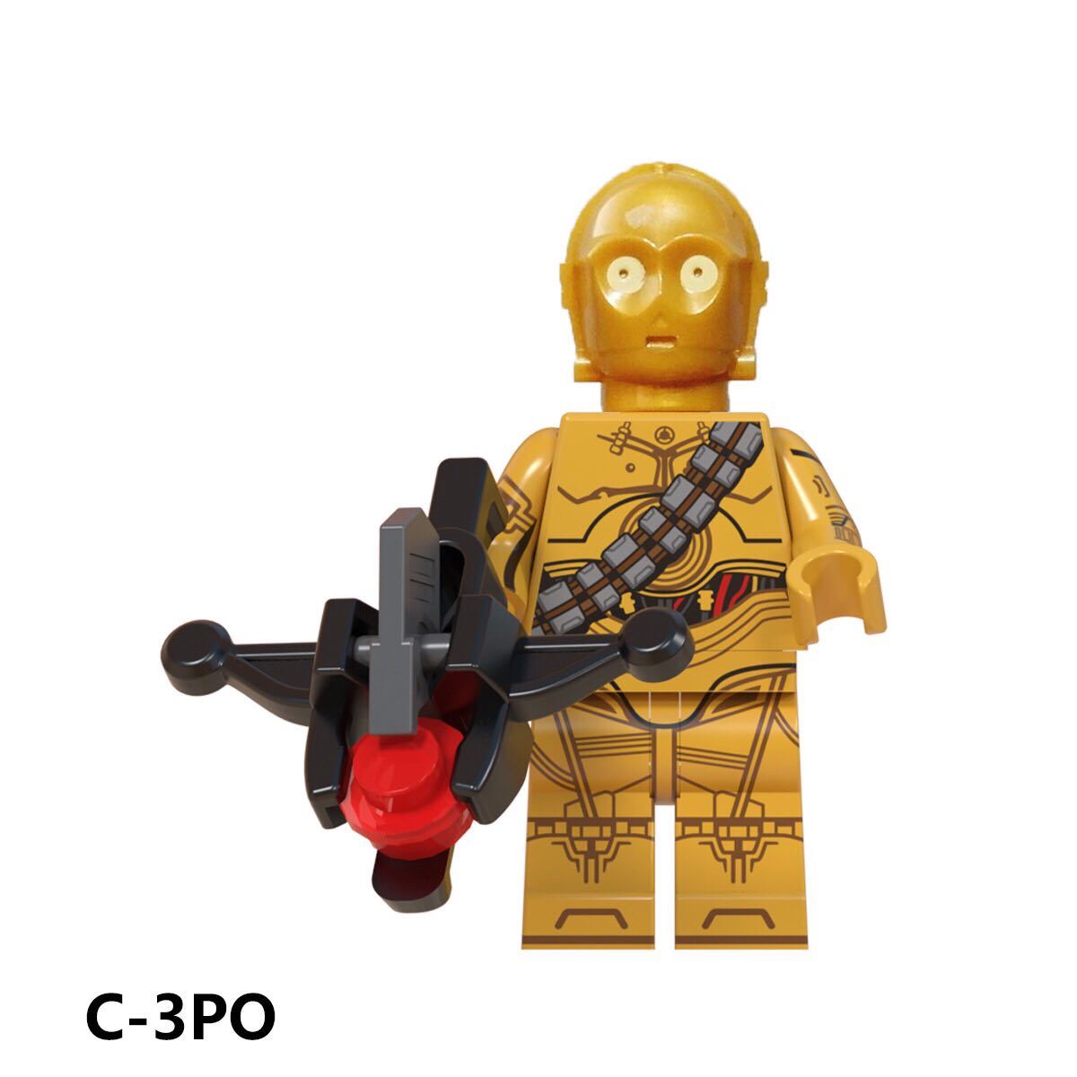 翌日発送　1 体　　C-3PO スター・ウォーズ　ミニフィグ ブロック　LEGO レゴ　互換　ミニフィギュア　x_画像1