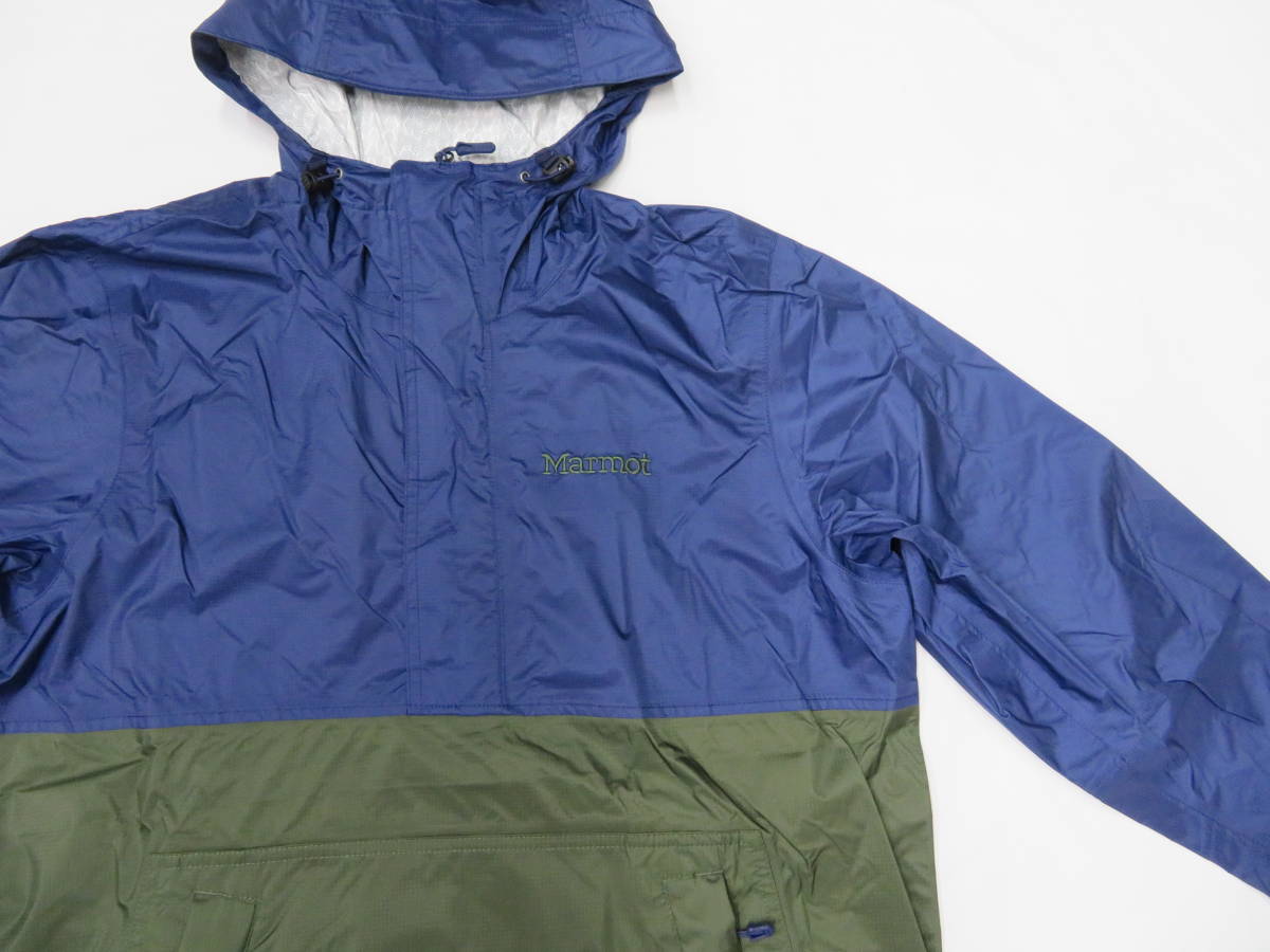 490　マーモット MARMOT　プレシップエコアノラック PRECIPR ECO ANORAK紺（インポートサイズ：S）_画像3