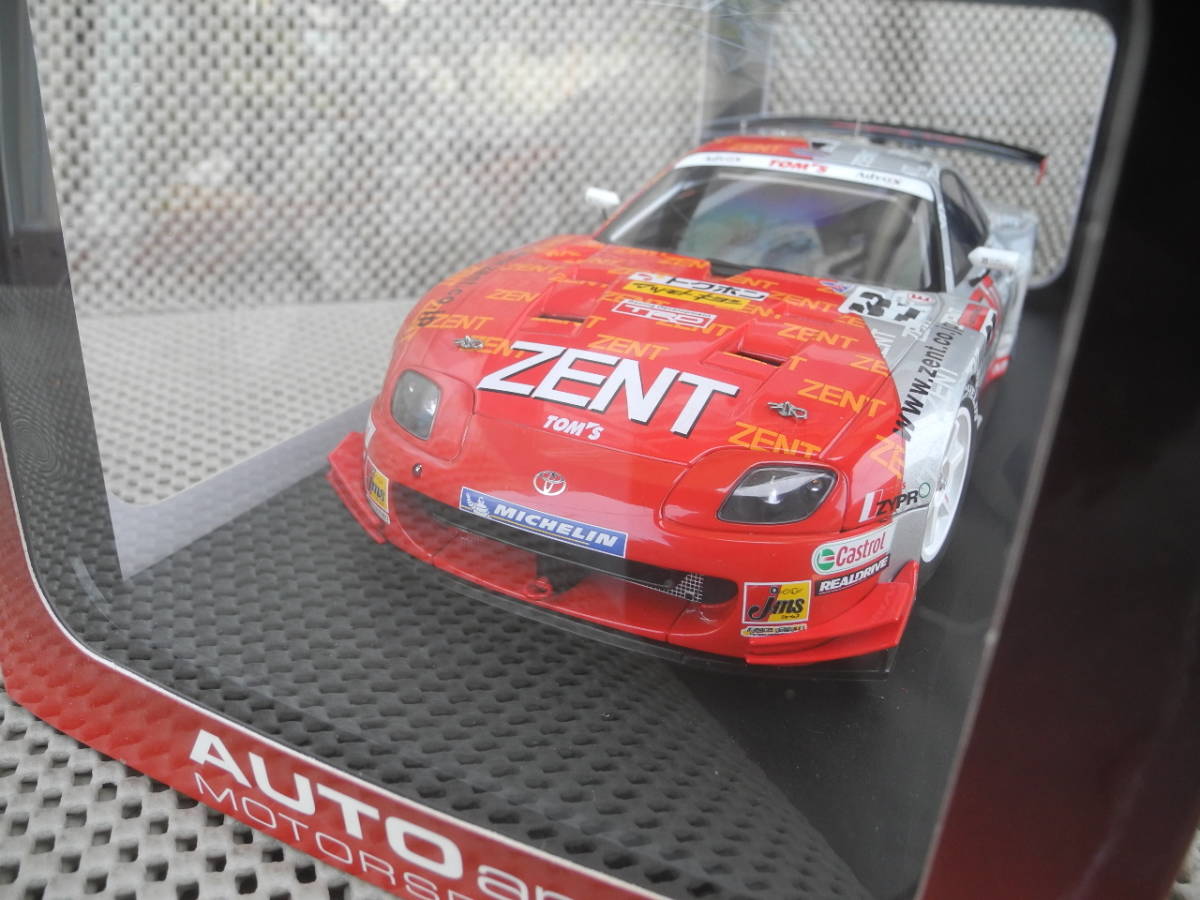  новый товар *1/18* Toyota Supra JGTC 2003 ZENT TOM`S Supra #37 ( чёрный .../M.apichula)* Auto Art производства #80316