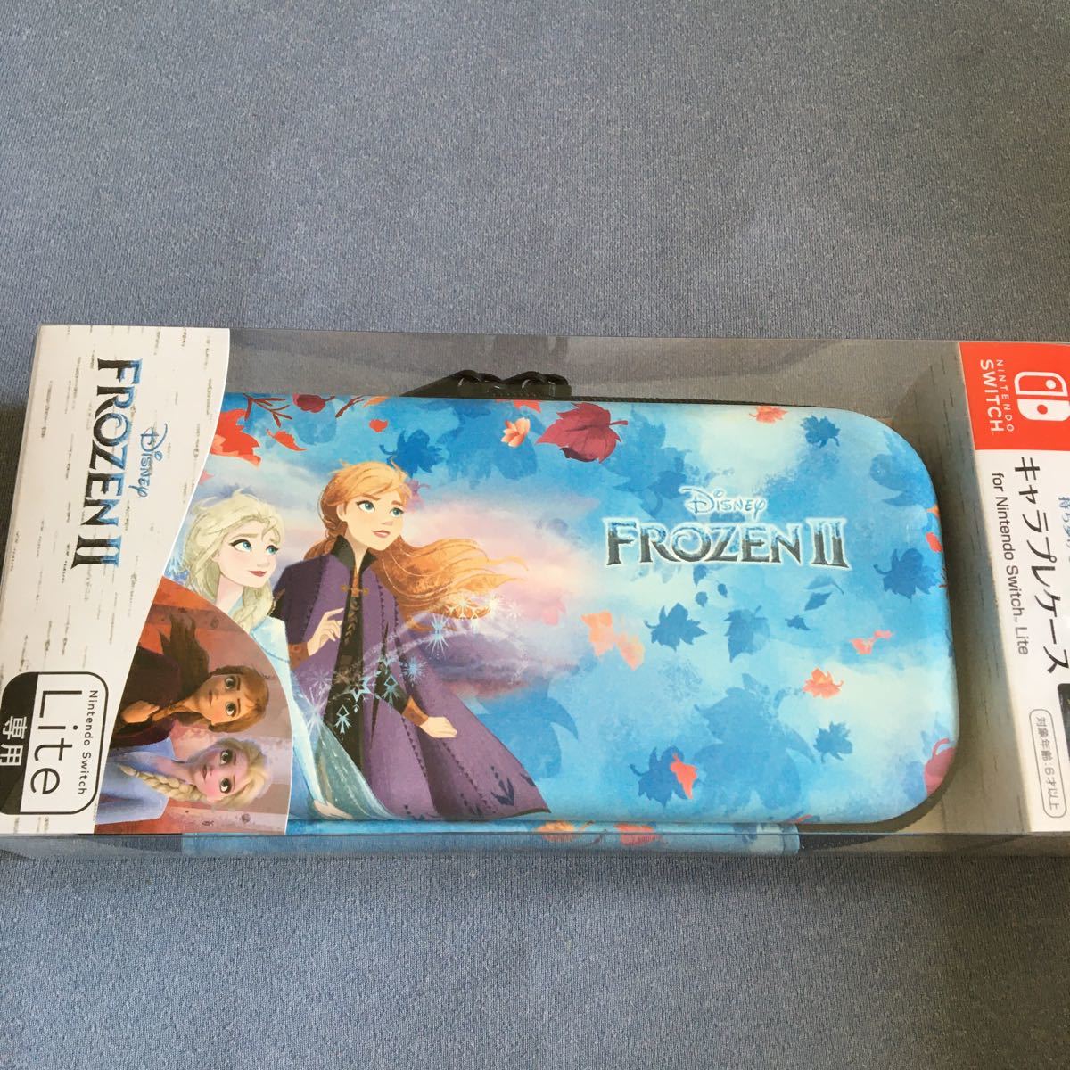 Nintendo Switch Lite キャラプレケース　ディズニー　アナと雪の女王　アナ　エルサ　オラフ　ケース　収納　任天堂　ニンテンドー