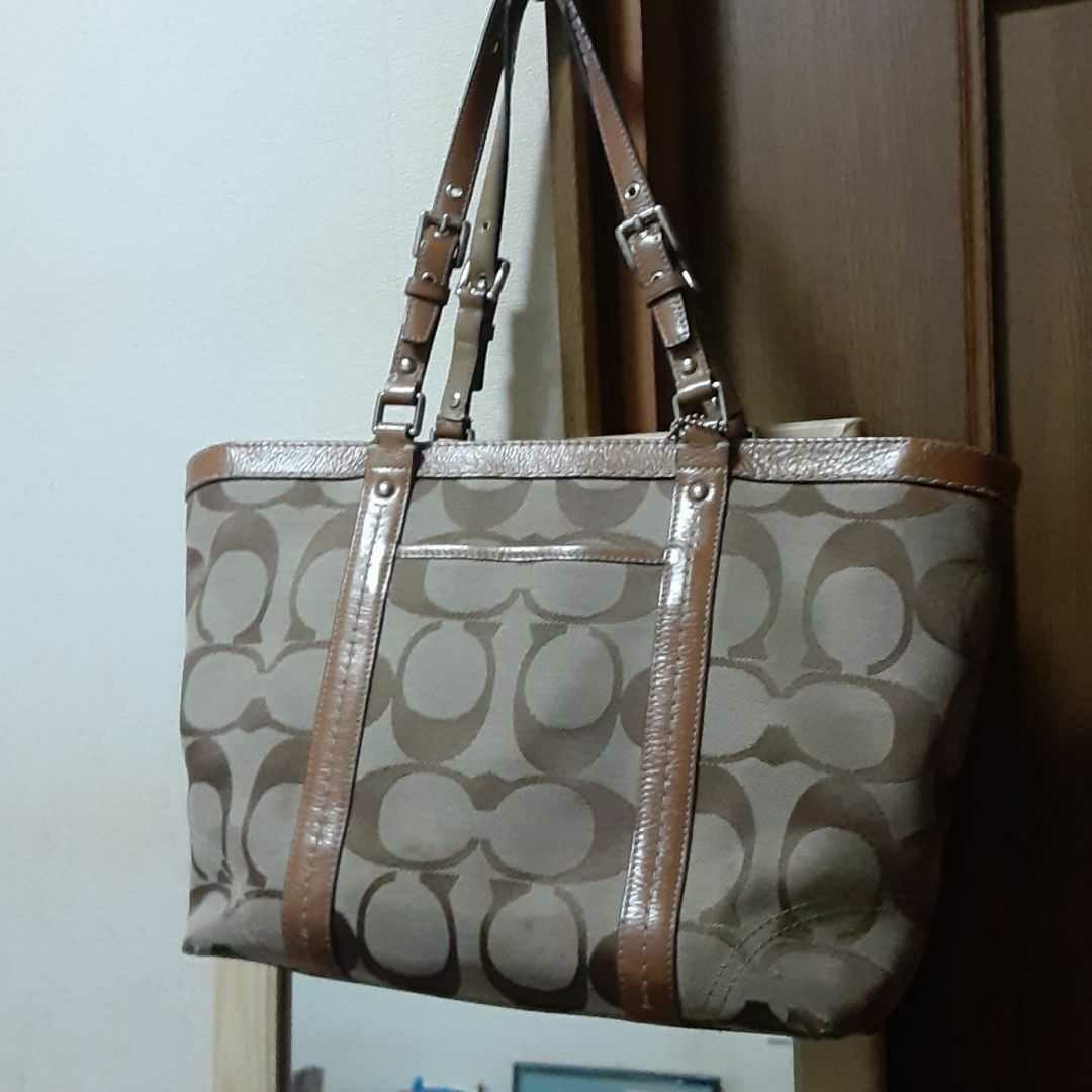 COACH シグネチャー ショルダートートバッグ