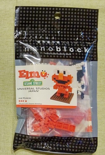 Nano Block Nanoblock USJ Limited Sesame Street Elmo Неокрытый