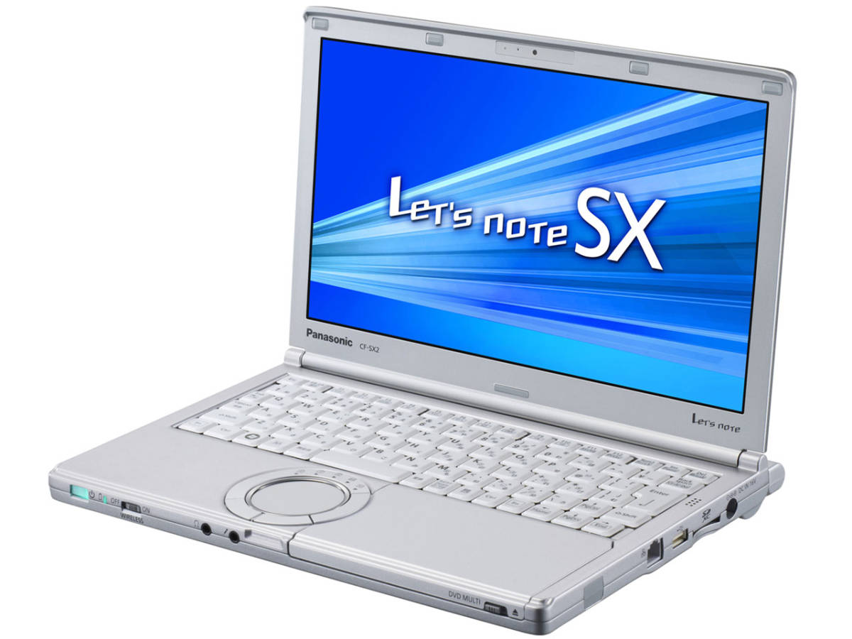 春のコレクション 良品 爆速Panasonicノートパソコン　CF-SX2　 Corei5-3320M・4GB・SSD128GB・カメラ・DVD・OFFICE2019・Win10・WIFI　93015 12インチ～