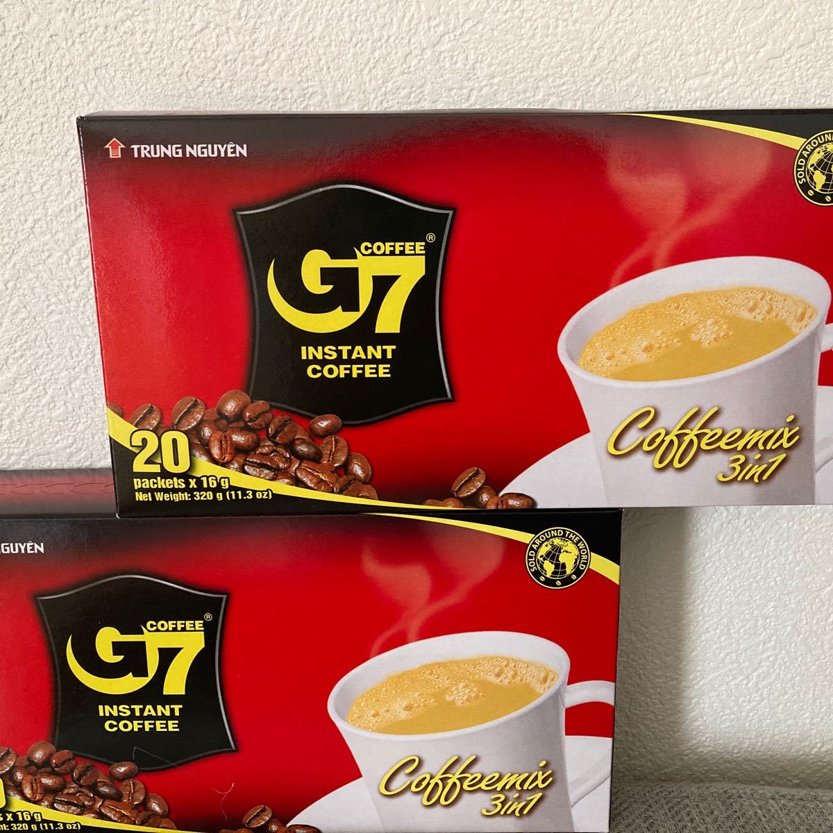 G 7ベトナムコーヒー　カフェオレ　正規品　40袋x16g＋おまけ