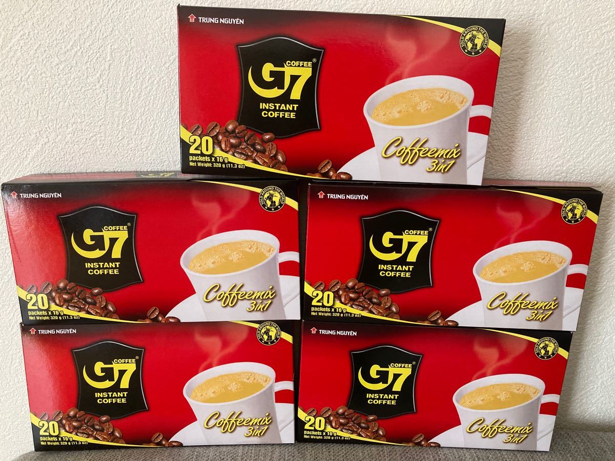 上品 G 7ベトナムコーヒー カフェオレ 正規品 20個×5箱 tdh
