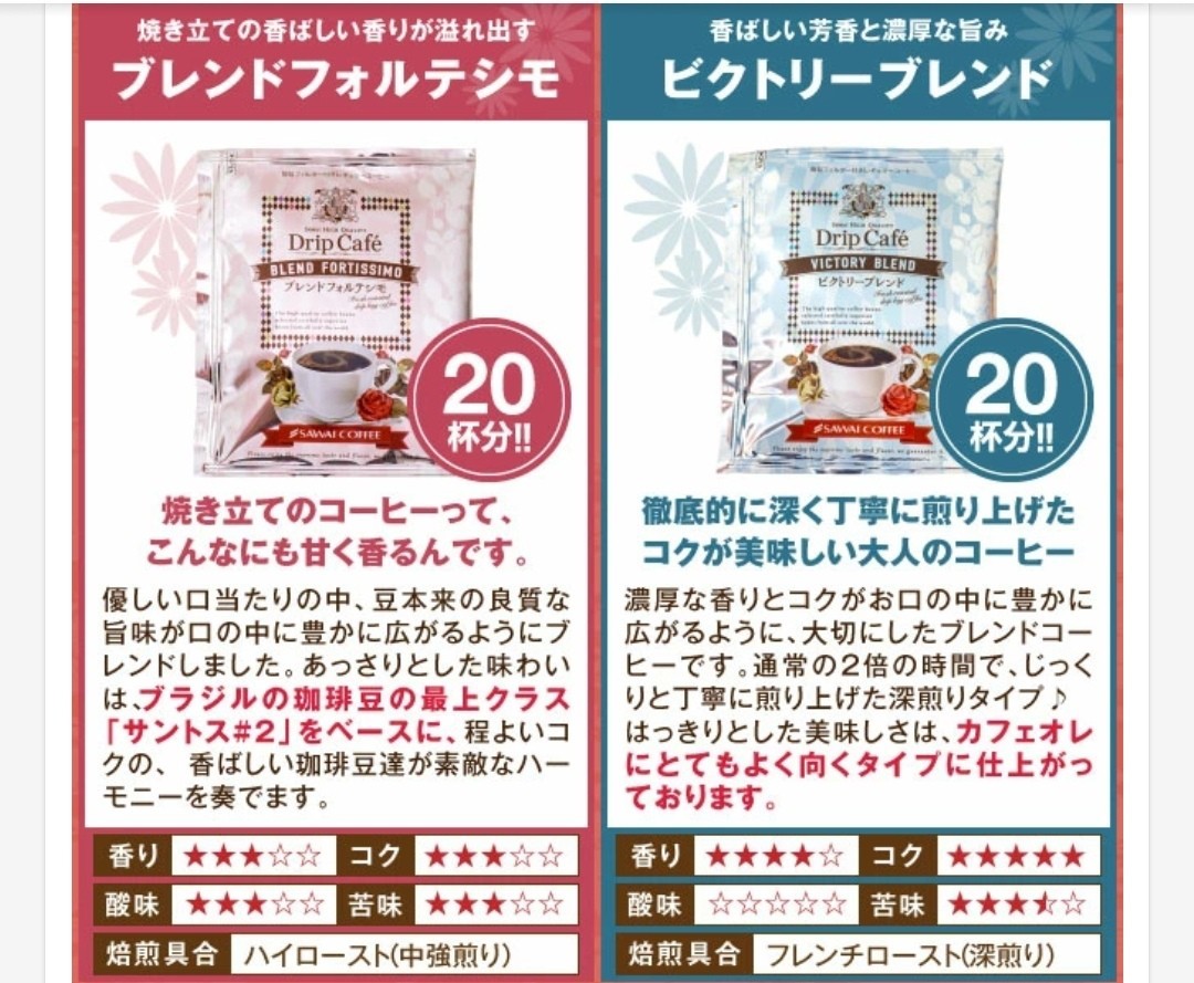 澤井珈琲 & UCC珈琲 & KEY COFFEE15種 22袋 飲み比べセット ドリップバッグコーヒー