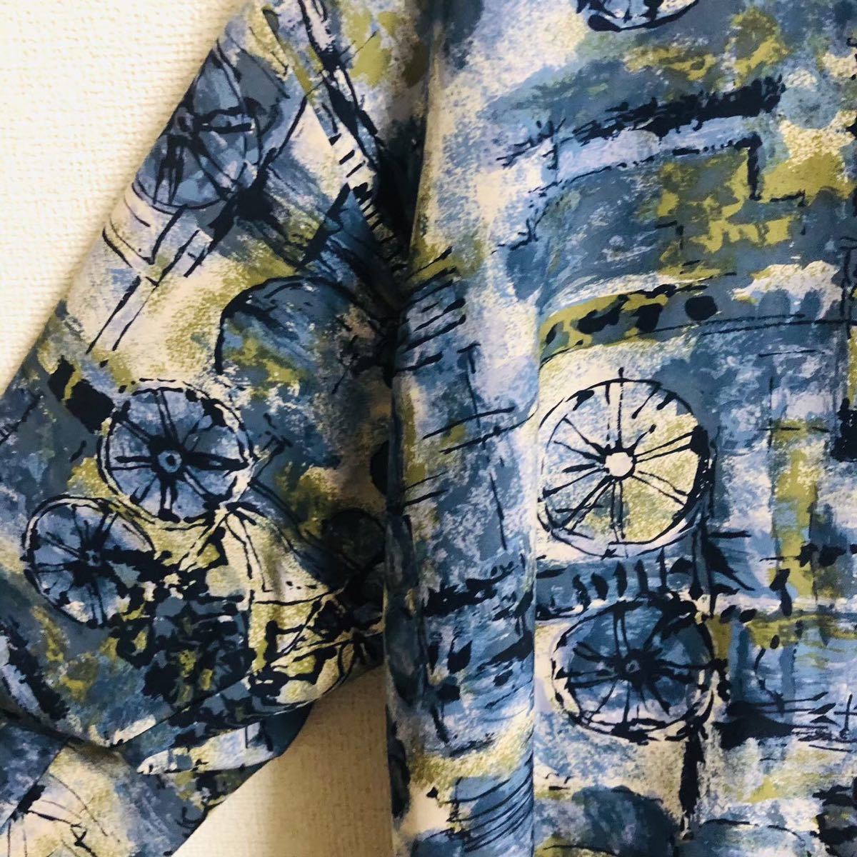ヴィンテージ 古着 光沢 スーツ レトロ 総柄 浮き柄 日本製 - 通販