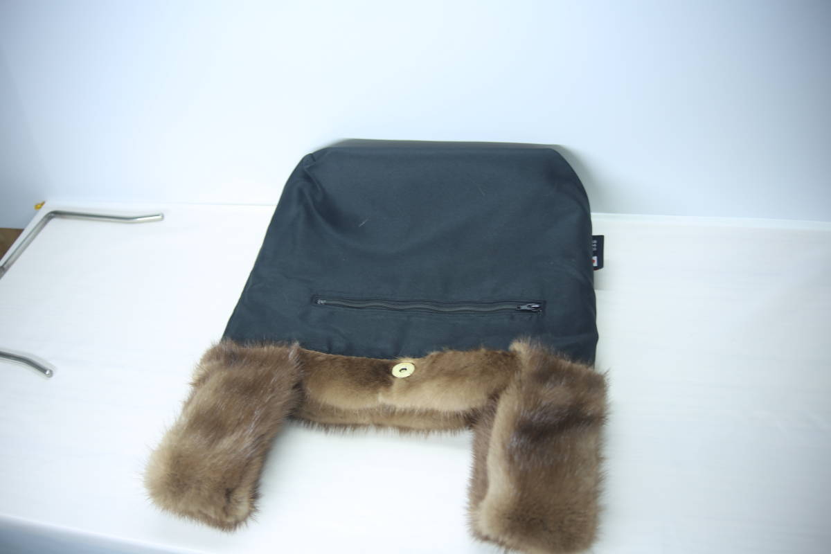 Mink】リアルファーバッグ*パステルミンクワンハンド(ハンドメイド