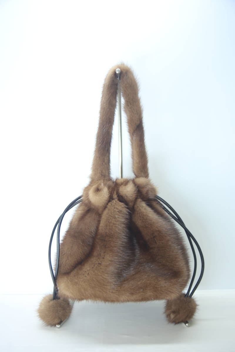 今年の新作から定番まで! 【Mink】リアルファーバッグ*パステル