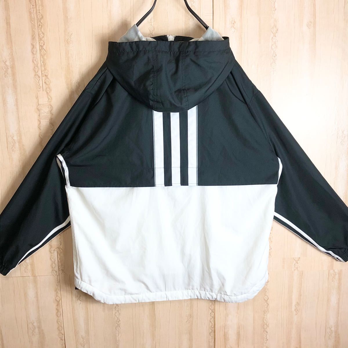 adidas アディダス ナイロン ジャケット パーカー ハーフジップ adidas アディダス ナイロン ジャケット パーカー ハーフジップ