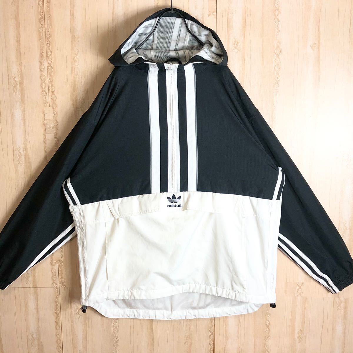 adidas アディダス ナイロン ジャケット パーカー ハーフジップ adidas アディダス ナイロン ジャケット パーカー ハーフジップ