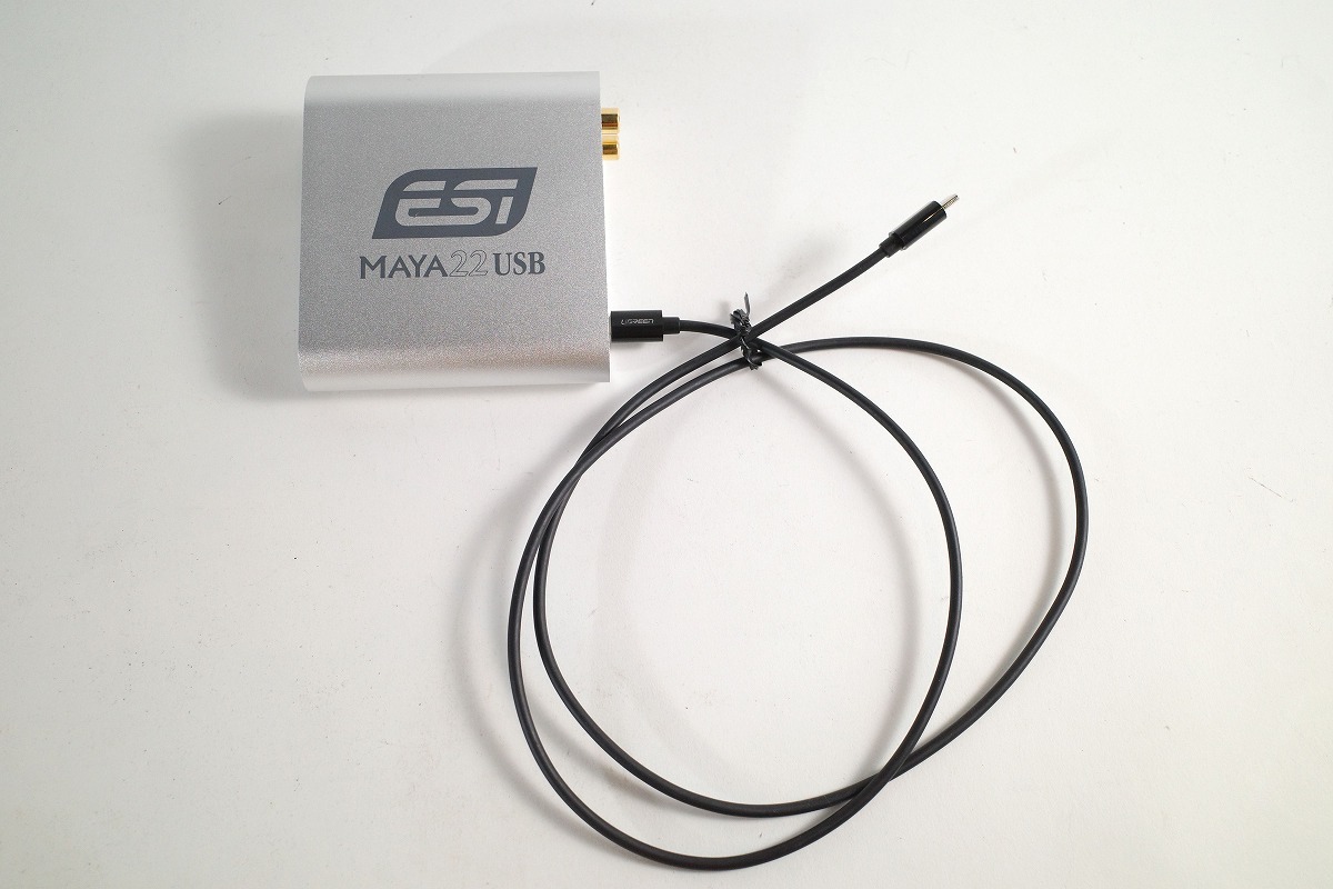 ESI MAYA22 USB 2in 2out USBオーディオインターフェース マイクプリ DIRECTWIRE USED 美品_画像1