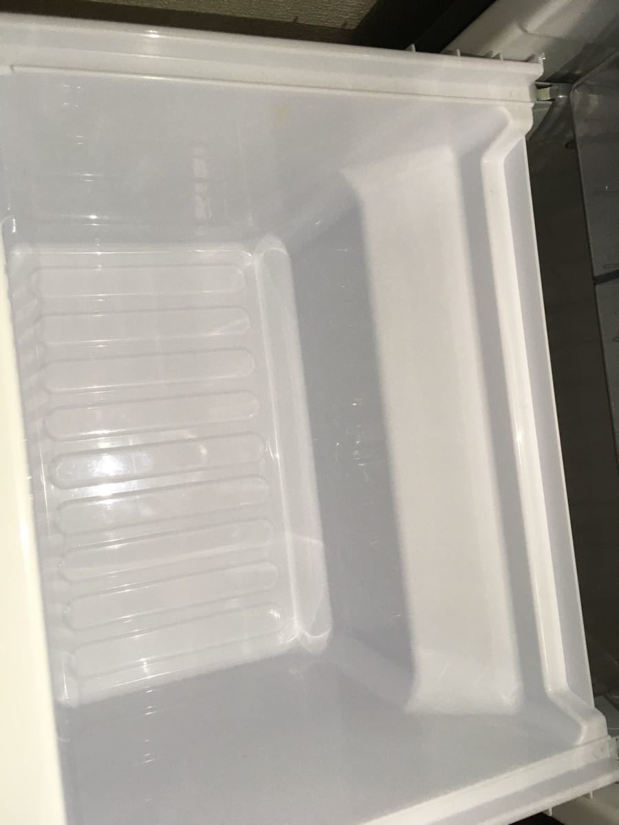 美品★SHARP　プラズマクラスター 2ドア冷凍冷蔵庫 137L SJ-GD14C-B ブラック　黒　2017年製  左右開きドア