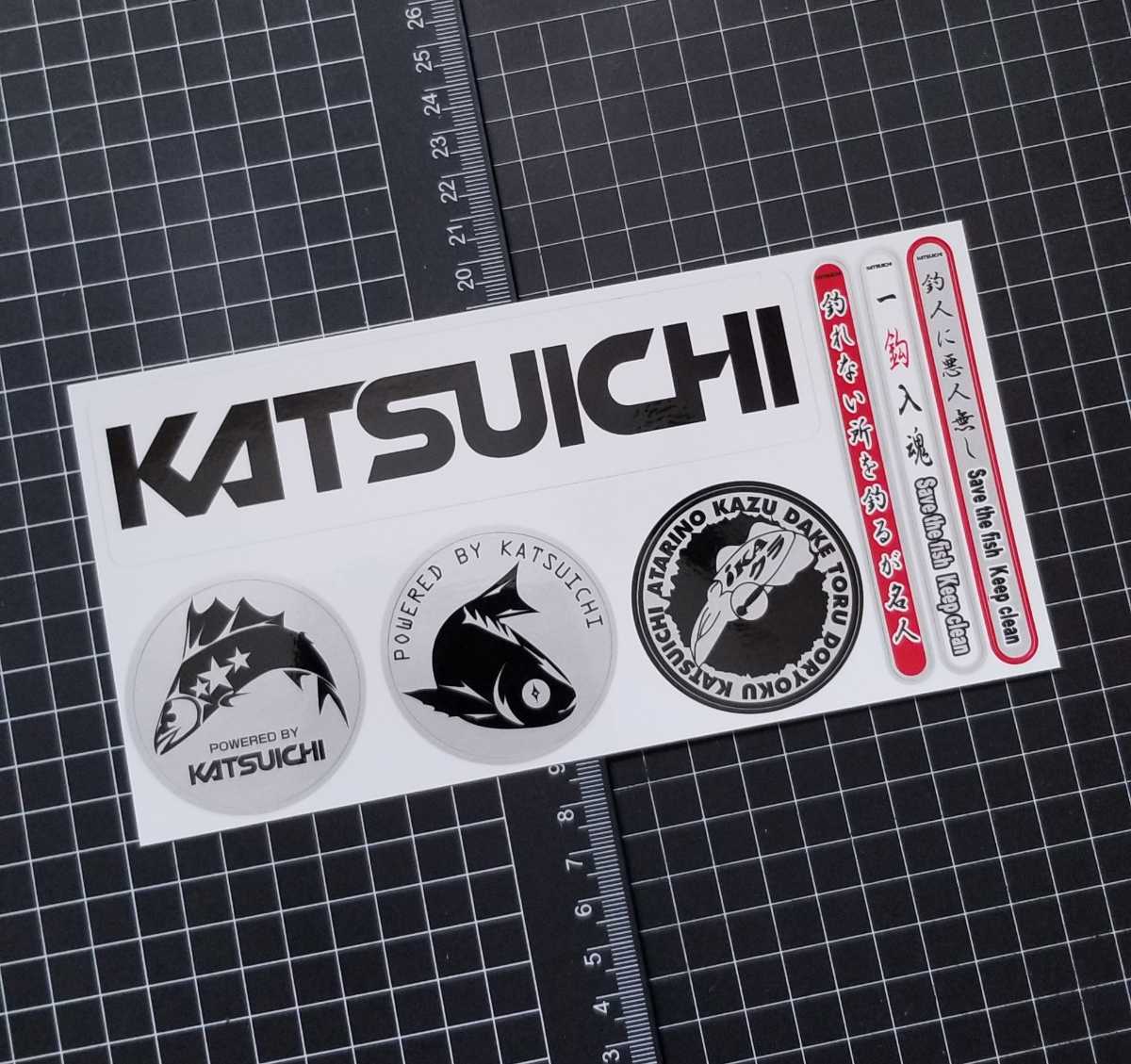 Katsuichi　カツイチ　ステッカー　シール/デコイ　フック　釣り針　イカクラ　釣針_画像1