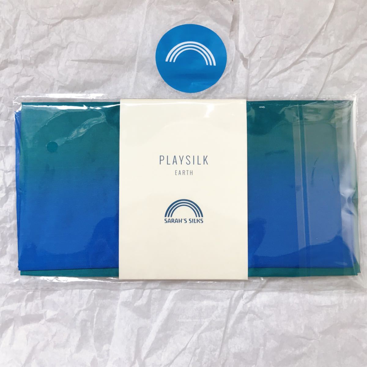 最安 【包装未開封】新品 サラズシルク プレイシルク クラシックサイズ 割引オーダー 新品 サラズシルク プレイシルク クラシックサイズ アースシリーズ4枚セット 知育玩具