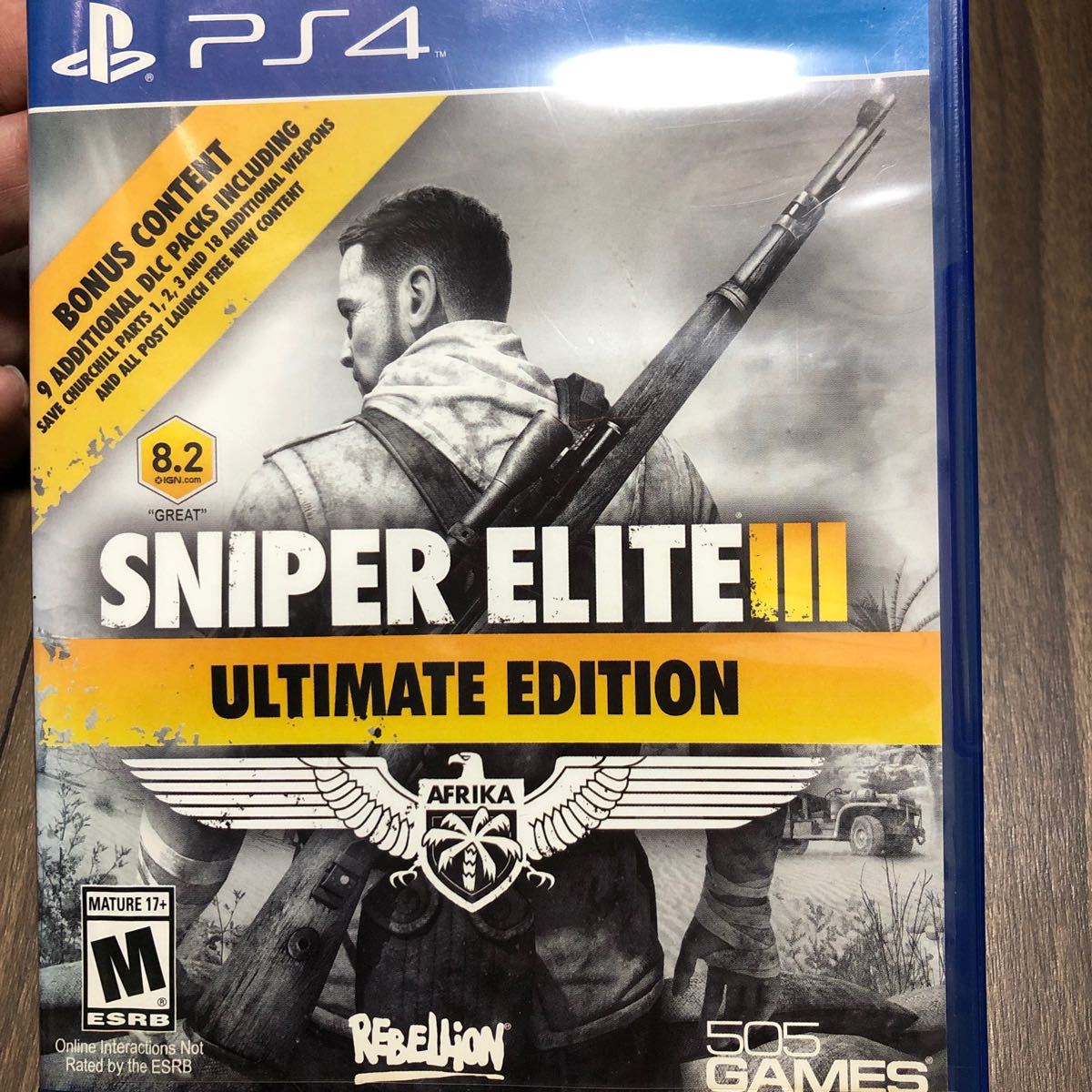 PS4 SNIPER ELITE3 ULTIMATE EDITION スナイパーエリート3 北米版