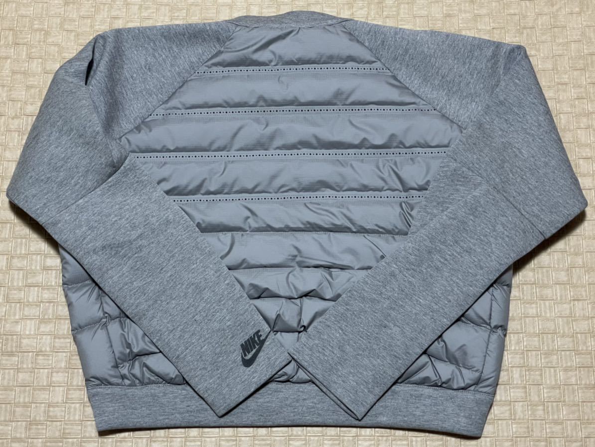 NIKE・TECH FLEECE AEROLOFT CREW ナイキ テックフリース エアロロフト クルー スウェット ダウン・M サイズ・新品_画像4